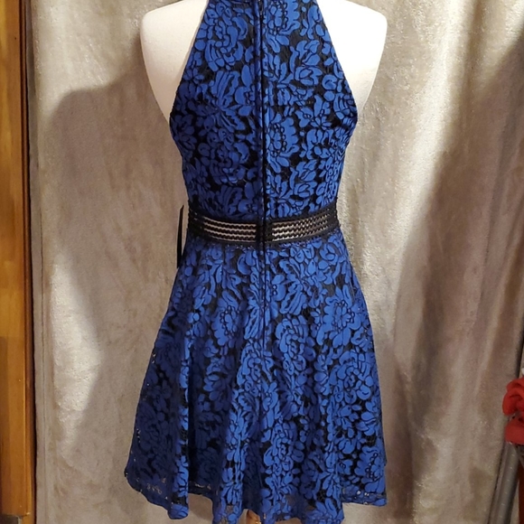 NWT City Triangles Blue Junior's Dress Size 7 New - Picture 5 of 8